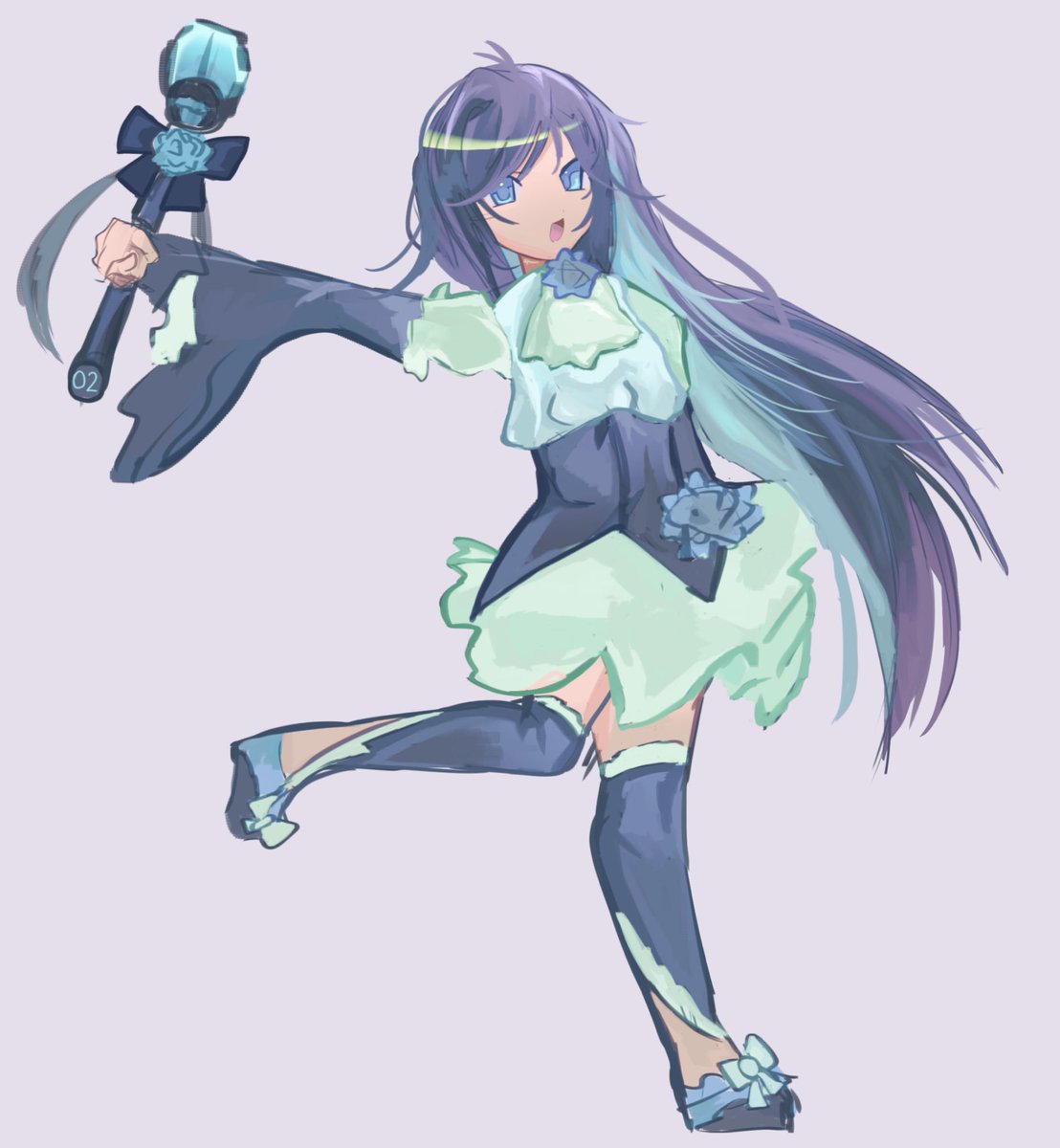 Kanji_Bon's tweet photo. Ado turned into a magical girl?! #Adoart #adoart https://t.co/Kq21gridr6