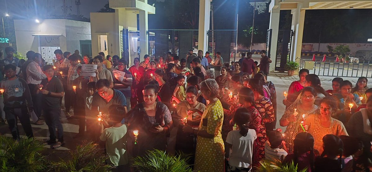 bankaffairs's tweet photo. **A Nation’s Trust, a Workforce’s Dignity**

Under the quiet night sky at Basara IDBI Officers Quarters, candles flickered not in mourning, but in resolve.

@UFBUIndia are you there ?🤔

Families stood together. Children held handwritten signs. Officers and employees of IDBI Bank raised a single, clear voice:

**We oppose the privatisation and sale of IDBI Bank.**

This is not merely a fight for jobs.  
It is a fight for the dignity of public sector banking.  
For the safety of thousands of families who built their lives around an institution meant to serve the nation, not private balance sheets.  
For the trust of ordinary citizens who deposit their hard-earned savings in a bank they believe belongs to the people.

When a public sector bank is put on the auction block, more than ownership changes.  
Security becomes uncertainty.  
Service becomes profit-first.  
The human face of banking risks being erased.

The United Forum of IDBI Officers and Employees has called a nationwide protest. From quarters to streets, from silent candle vigils to raised banners, the message is the same:

**Privatisation is not reform when it comes at the cost of dignity, livelihood, and public trust.**

We stand with every officer, every employee, every family holding a candle tonight.  
Because some institutions are not commodities.  
They are the backbone of a nation’s economic conscience.

**Save IDBI. Protect public banking. Honour the people who built it.**

@IdbiFor
@nsitharaman
@DFS_India