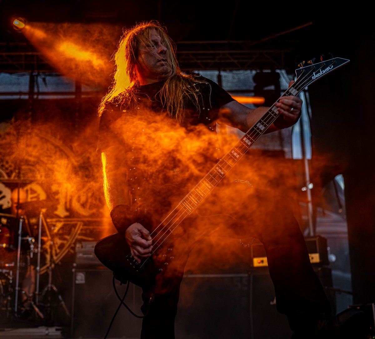 DemonicalBand's tweet photo. Out of the light, into the darkness! Join us at #MalmöMassacre now on FRI 7th at 5 PM (main stage).
Live shots by Peter Wallin from #Dunndret.
#demonical #live #deathmetal #solarguitars #jacksonguitars #dreamtidemusic #agoniarecords https://t.co/z75oHzapcI