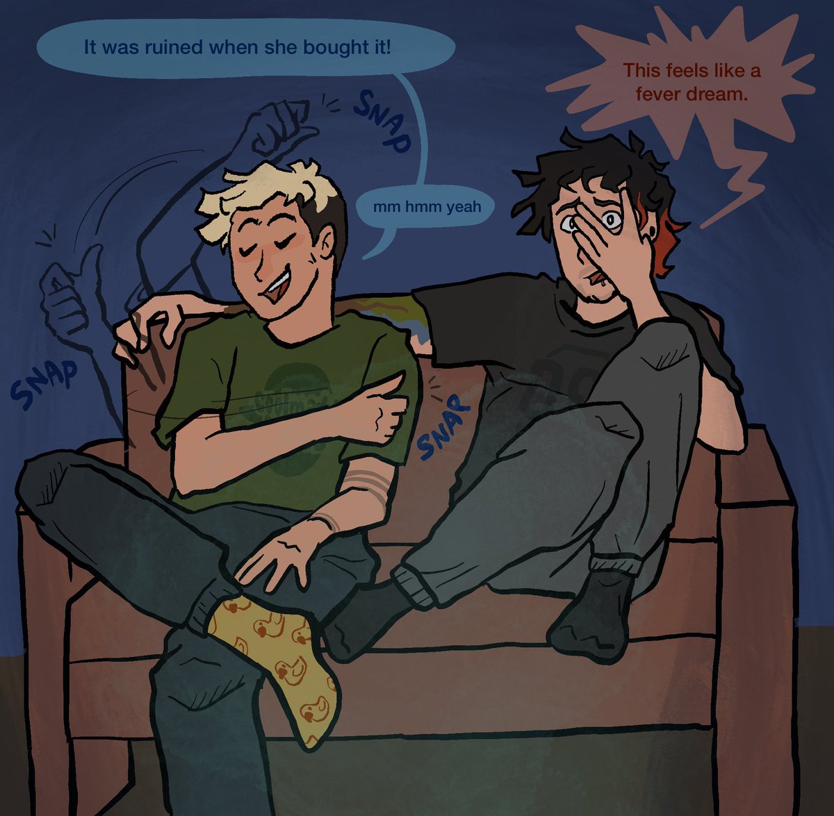 waddlesworks's tweet photo. Walmart fic movie night 🍿

#walmartfic #twentyonepilotsau #cliqueart #fanfic https://t.co/Q81j5aZZp4