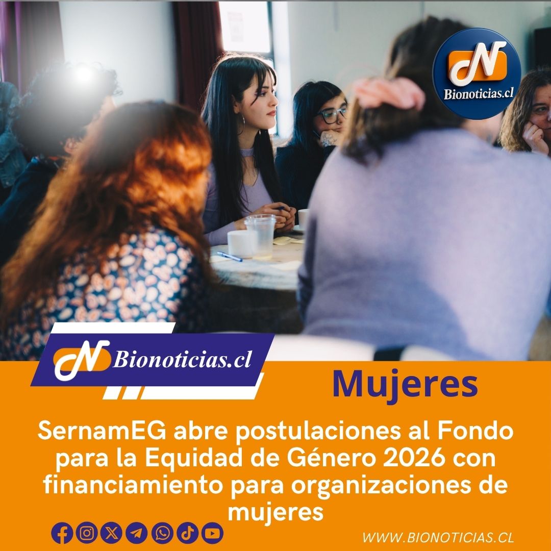 CHANDIAFER's tweet photo. SernamEG abre postulaciones al Fondo para la Equidad de Género 2026 con financiamiento para organizaciones de mujeres
https://t.co/MtV90ckNAM
#SernamEG #EquidadDeGénero #OrganizacionesDeMujeres #FondosConcursables #Biobío https://t.co/9pOBOHs9xP