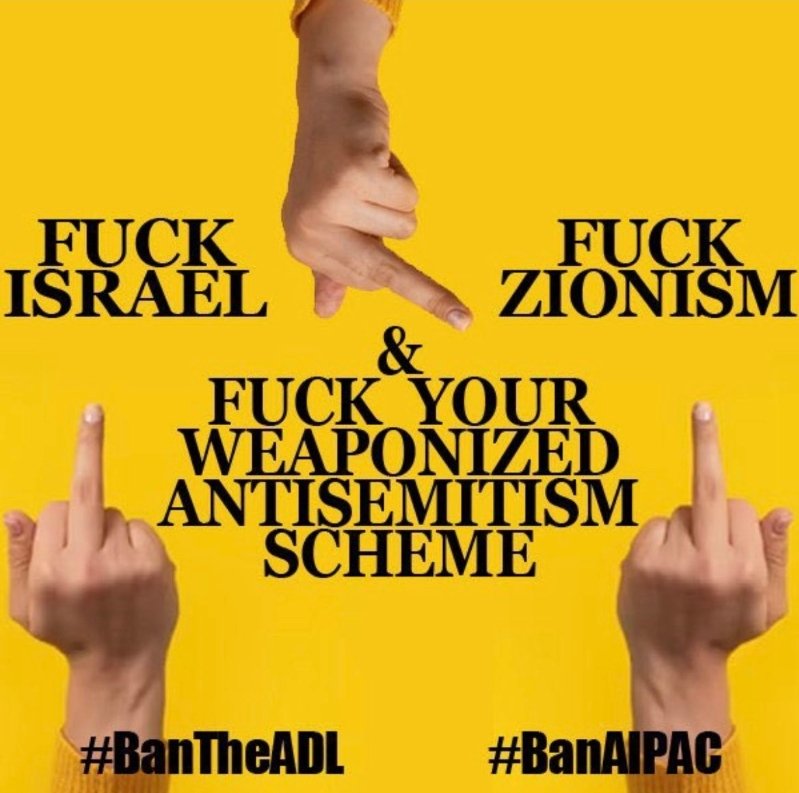 ewshawwa's tweet photo. What a Great News 

Screw all the Zionist and the Israeli Zionist Jewish Terrorists and all their supporters AIPAC and ADL they are America's and the World Enemy