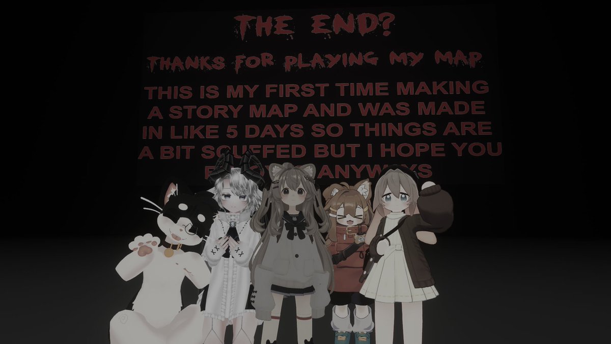 Remukinn's tweet photo. ホラワに行った。#VRChat https://t.co/34eJCARe7n