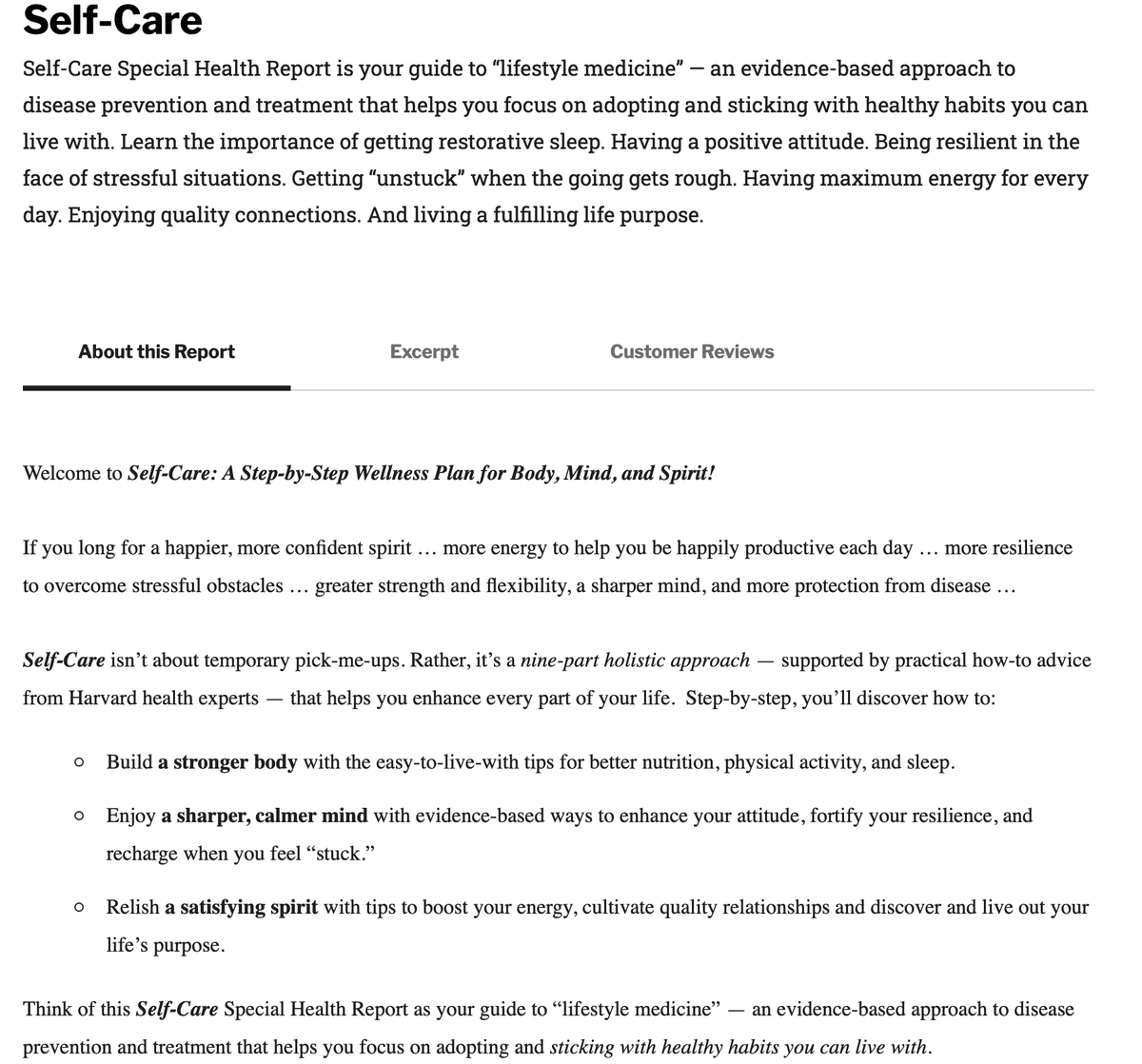 BethFratesMD's tweet photo. Learning the art of self-care is one of the best things you can do. This @harvardmed Special Health Report by @HarvardHealth is a fantastic tool. I was honored to serve as Medical Editor for the report.    https://t.co/AktrsPOC7H  #health #mentalhealth #WellnessJourney #lifestylemedicine #pavingwellness #MedEd #doctors #physicians #healthcare