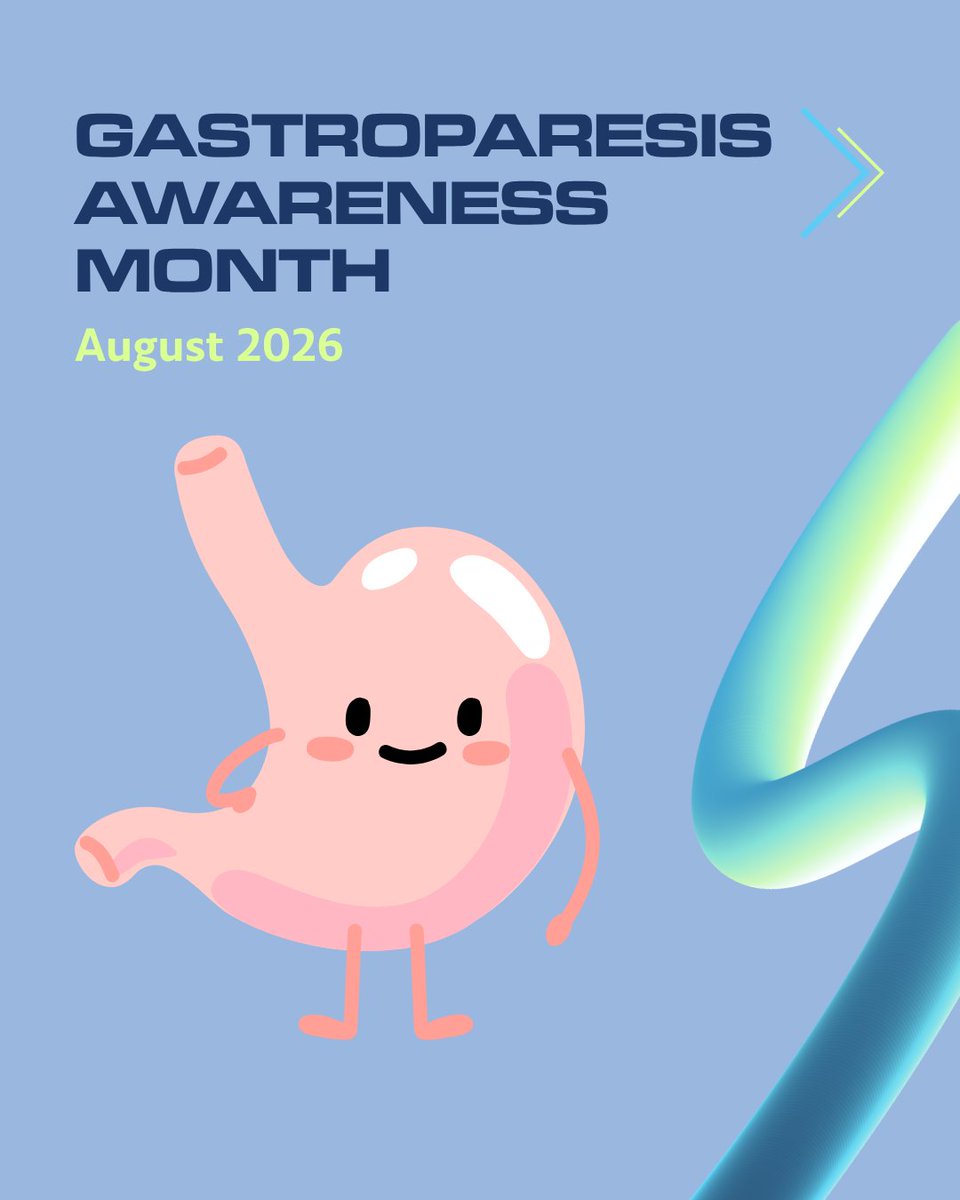 DDWMeeting's tweet photo. This #GastroparesisAwarenessMonth, we're shining a light on the ongoing need for research, education and improved care for those with #gastroparesis.
 
▶️ Gain insights about gastroparesis featured at #DDW2026: https://t.co/JjUoKgQfoF https://t.co/CdykA3wyWc