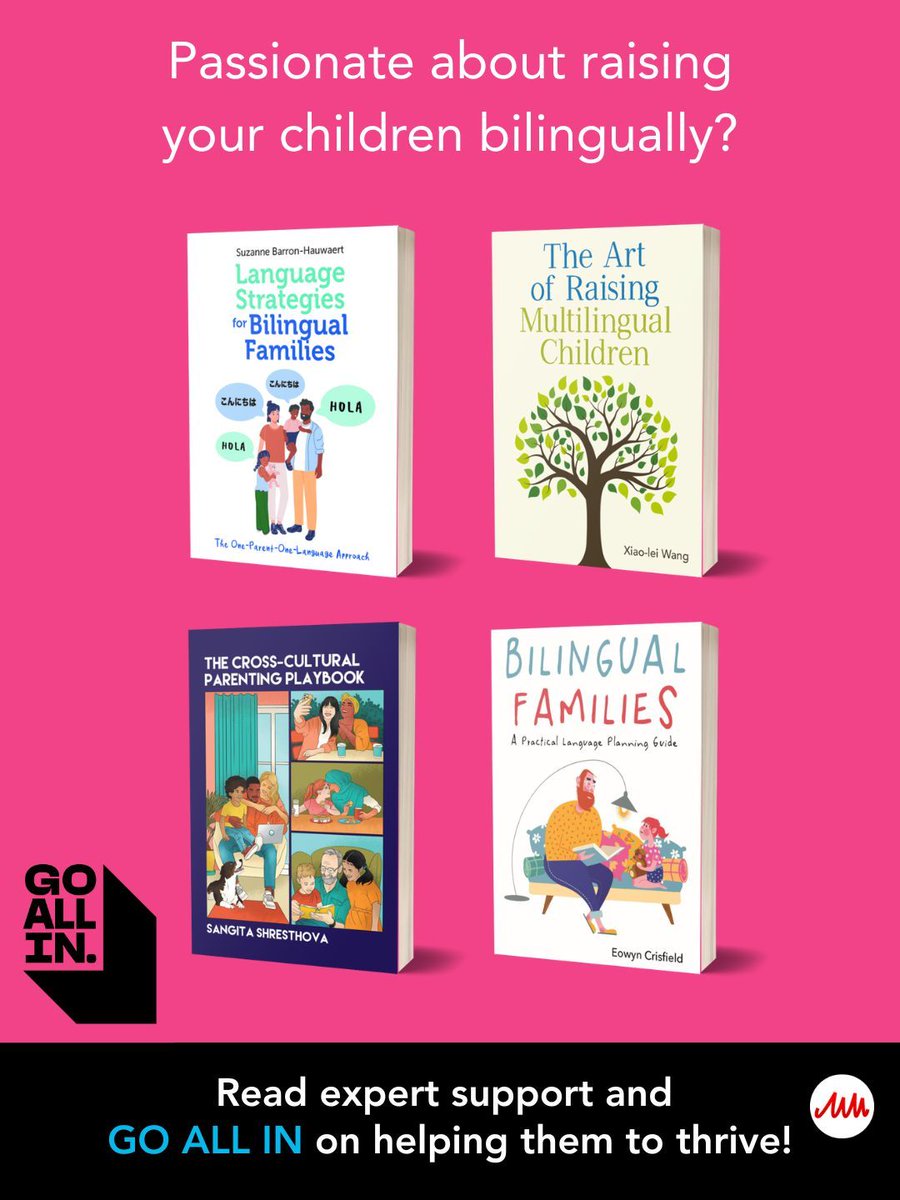 Multi_Ling_Mat's tweet photo. The National Year of Reading 2026

This is a UK-wide campaign designed to inspire more people to make reading a regular part of their lives.

Get 30% off our books for parents raising bi- and multilingual children with code GOALLIN30! ⬇️ 

#NationalYearOfReading2026 #GoAllIn2026 https://t.co/bxV4p1FKJf