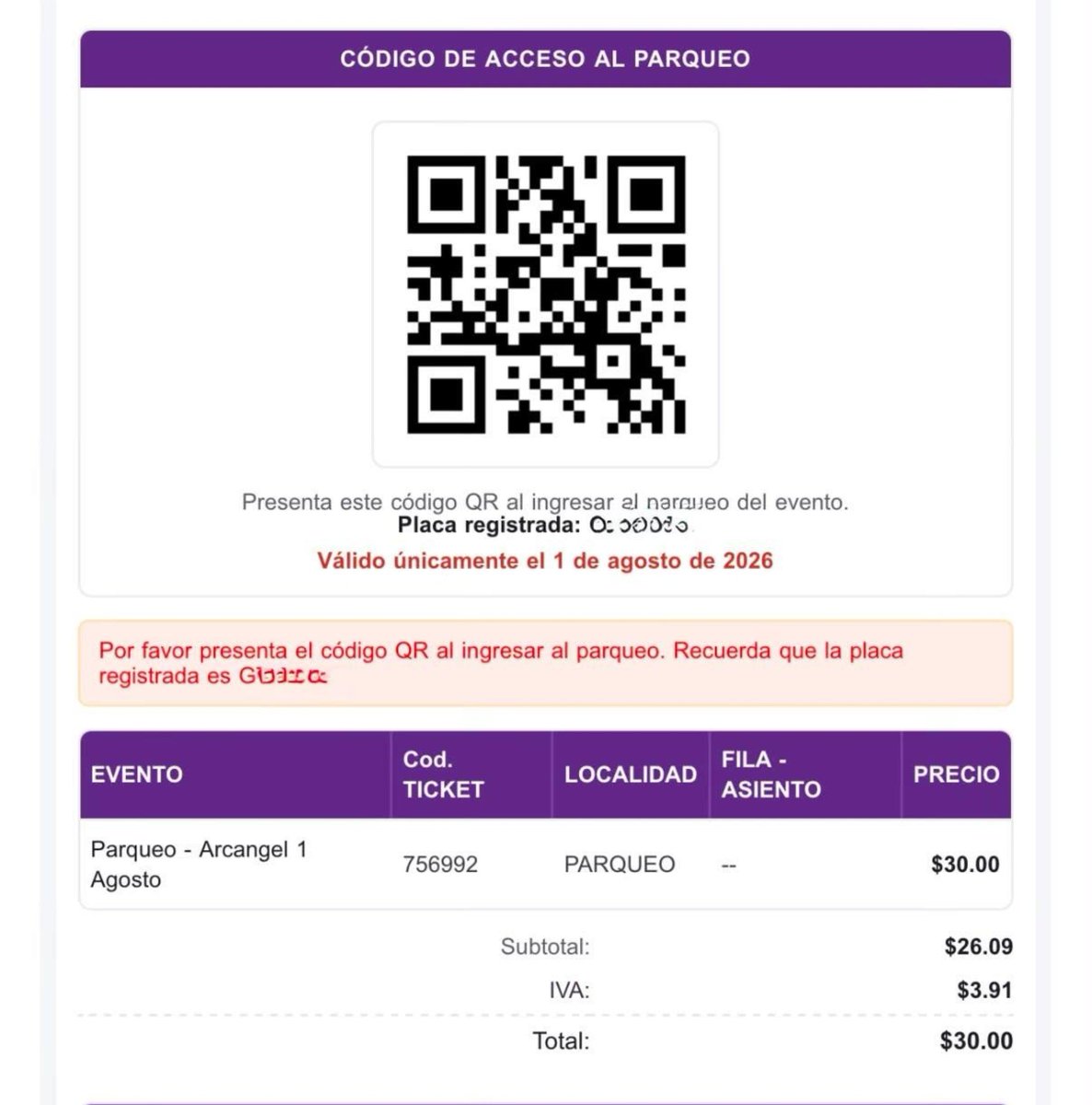 EmergenciasEc's tweet photo. #DenunciaCiudadana
Denuncian presunta estafa de @Ticketshow en el concierto de Arcángel.
Usuarios afirman que pagaron $30 por el pase de parqueo en la plataforma oficial, pero al llegar al evento les indicaron que el código QR "no era válido" y les exigieron $10 adicionales para ingresar.
​Afectados señalan que la empresa no ofrece respuestas y está borrando los reclamos en sus redes sociales.