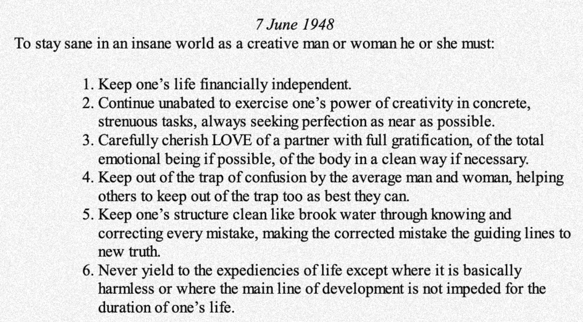 dannyroddy's tweet photo. According to Wilhelm Reich, to stay sane in an insane world a creative man or woman must: https://t.co/16HA70dndq