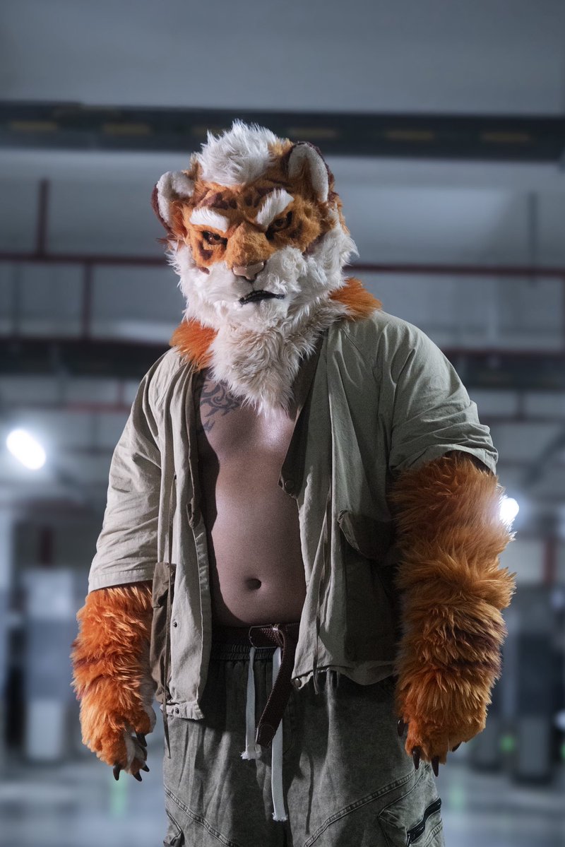 TigerHRMS's tweet photo. ＃furry #fursuit https://t.co/VIFJL7UokX