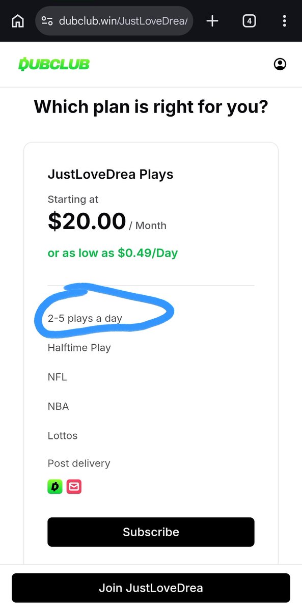 blushbookie's tweet photo. Imagine joining a @DubClub_win platform cause you were told on that person's page you'd be getting 2-5 plays per day, only to find yourself getting bombarded with this instead. https://t.co/jxBJMRuue5