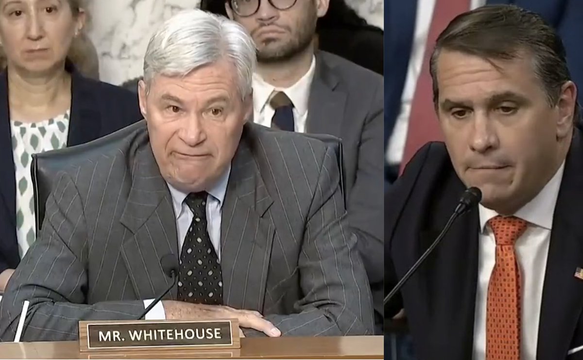 OccupyDemocrats's tweet photo. BREAKING: SCORCHED EARTH! Senator Sheldon Whitehouse unloads on Todd Blanche as the "most discreditable person ever" to seek the Attorney General's office in a scathing takedown.

Every single word of this rant was a hammer blow...

"Today I think is a sad and embarrassing day for this committee. As it looks like on a party line vote, we are going to advance out of this committee probably the most discreditable person ever to seek the office of Attorney General of the United States," Whitehouse said during a hearing of the Senate Judiciary Committee hearing.

"The reasons to vote against him number in the hundreds, but let's just focus on a few where my Republican colleagues purport to have great concern..." he continued. 

"Let's start with the Epstein files where Todd Blanche participated in the cover-up, continues to participate in the cover-up, and is responsible for a massive screw-up of the release of the documents. Cover-up and screw-up on the Epstein files!" 

"What do I mean by cover-up? Well, first, they looked at four FBI 302s that were the testimony of a woman who told the FBI in a formal statement that she had been sexually assaulted and physically assaulted by Donald Trump around 13 or 14 years of age."

"Of those four 302s, they released one, the one that did not mention Donald Trump. Well, fortunately for transparency, these documents had been released in other areas and bait-stamped, so people figured out that some were missing. And with that, the other 302s that mentioned Donald Trump had to be produced."

"Only because they got caught were those 302s produced, and right now, as we sit here, Todd Blanche is still sitting on 37 pages that are almost certainly the agent's notes off of which the 302s were taken. That should be disclosed under the Epstein files law, but instead, those 37 pages remain covered up."

Blanche's ongoing efforts to hide the truth about Epstein and Trump from the American public should not only disqualify him from leading the Justice Department, it should open him up to investigation and prosecution. 

This man has no loyalty to his country or the concept of justice. He's Trump's personal lapdog and he believes in nothing beyond serving his master's interests. If he's confirmed as Attorney General, he will happily turn a blind eye to the President's worsening crime wave and use the vast powers of his office to invent manufactured cases against Trump's perceived enemies.

With this Blanche confirmation process, we are witnessing nothing less than the death of the rule of law in the United States of America.

Whitehouse was unfortunately correct, and the Republican-controlled committee ultimately voted to advance Blanche's nomination along a 12-10 party line. 

But that doesn't mean we just give up. It means we need to spread Whitehouse's words far and wide, and amplify the voice of every single Democrat currently sounding the alarm about Blanche. The final vote has not yet occurred and we must make it clear to Republicans that anyone who votes to confirm this man will be held accountable at the ballot box.

Please ❤️ and share to demand that the Senate reject Blanche!
