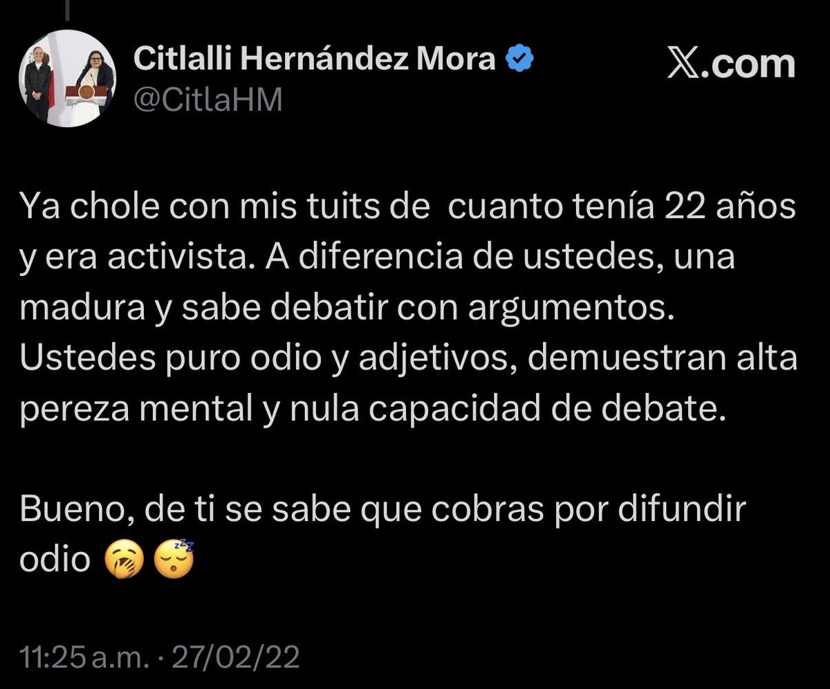 luis_gj's tweet photo. Al parecer, podemos burlarnos del físico de @CitlaHM y justificarlo con que somos “activistas”. 

Qué curioso concepto tiene del activismo esa repugnante mujer. https://t.co/r18sV1pFDp