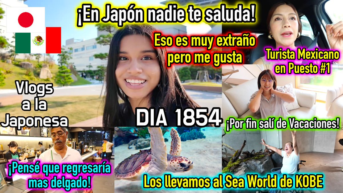 SanRuti's tweet photo. Amigos mas tarde pero listo el VIDEO NUEVO en el Canal, gracias por tanto cariño hacía mi Familia 😭❤️ de corazón gracias.

✨El Turista MEXICANO En Puesto # 1🇲🇽🇯🇵  + Es RARO pero me GUSTA ¡No Saludan! - Ruthi San ♡✨

🔛 https://t.co/5Z13zLopNt

#japon #vlogs #familia #mexico https://t.co/GzNRbLGJtW