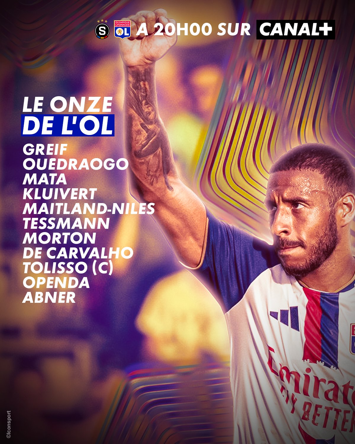 LA COMPO DE L’OL POUR LE LE 3ÈME TOUR QUALIFICATIF DE LDC ⚡️

Première...