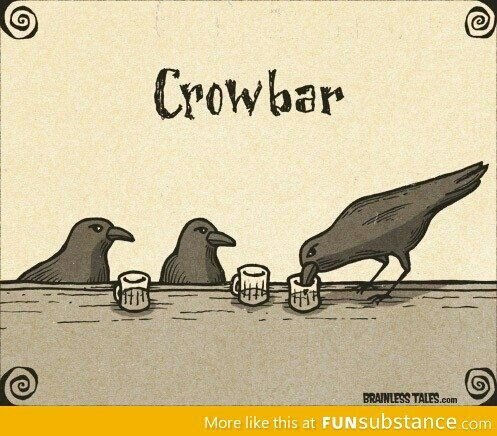 Croww_things's tweet photo. Crow bar 🍺🍻 https://t.co/Zi0ePAZHWe