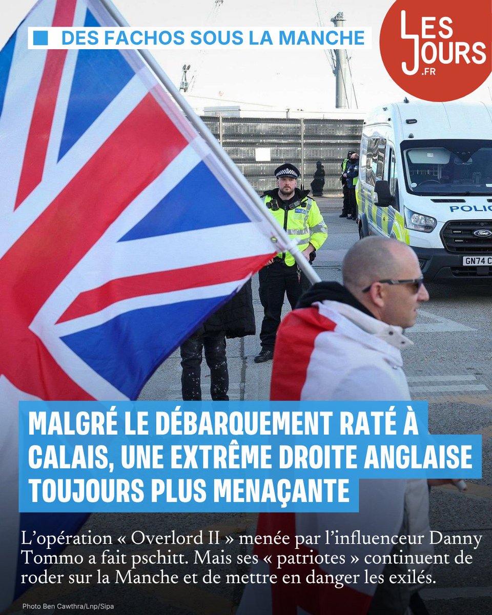 Lesjoursfr's tweet photo. Fantasme d’une Angleterre héroïque en péril, infiltration dans des centres de demande d’asile… Les influenceurs et organisations britanniques d’extrême droite, plus motivés que jamais.🧵
🔗 https://t.co/hDZxs5FlUT https://t.co/gXywsJfZc1