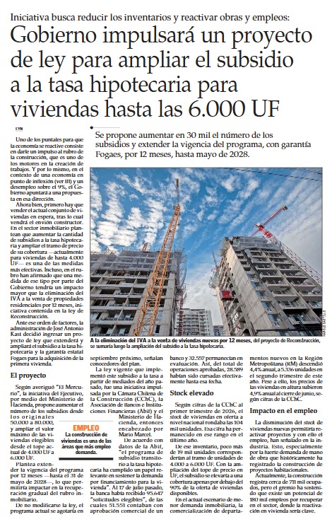 ADI_CHILE's tweet photo. Desde la ADI valoramos la idea de extender y ampliar el subsidio a la tasa hipotecaria, que ha demostrado ser una excelente política para facilitar el acceso a la vivienda para las familias, con un costo fiscal acotado.
https://t.co/OUvKH8W4yh https://t.co/hR5QShyrjC