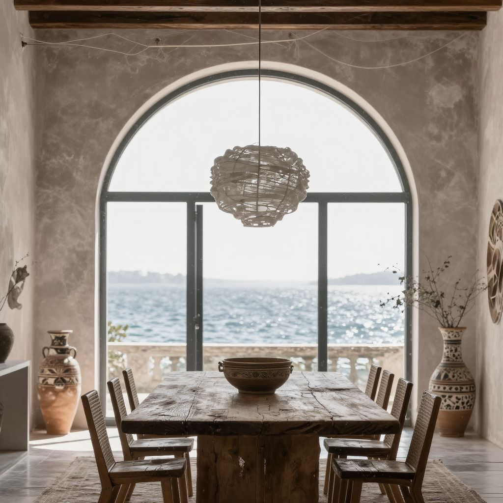 cozyessential07's tweet photo. Dine in style with a coastal Mediterranean dining room that blends handcrafted details and panoramic ocean views.

Hashtags:
#LuxuryDining #MediterraneanDining #CoastalHome #InteriorDecor #ElegantLiving #EuropeanStyle #DiningRoomGoals #VillaLife #LuxuryInteriors https://t.co/VD5gOi68JE