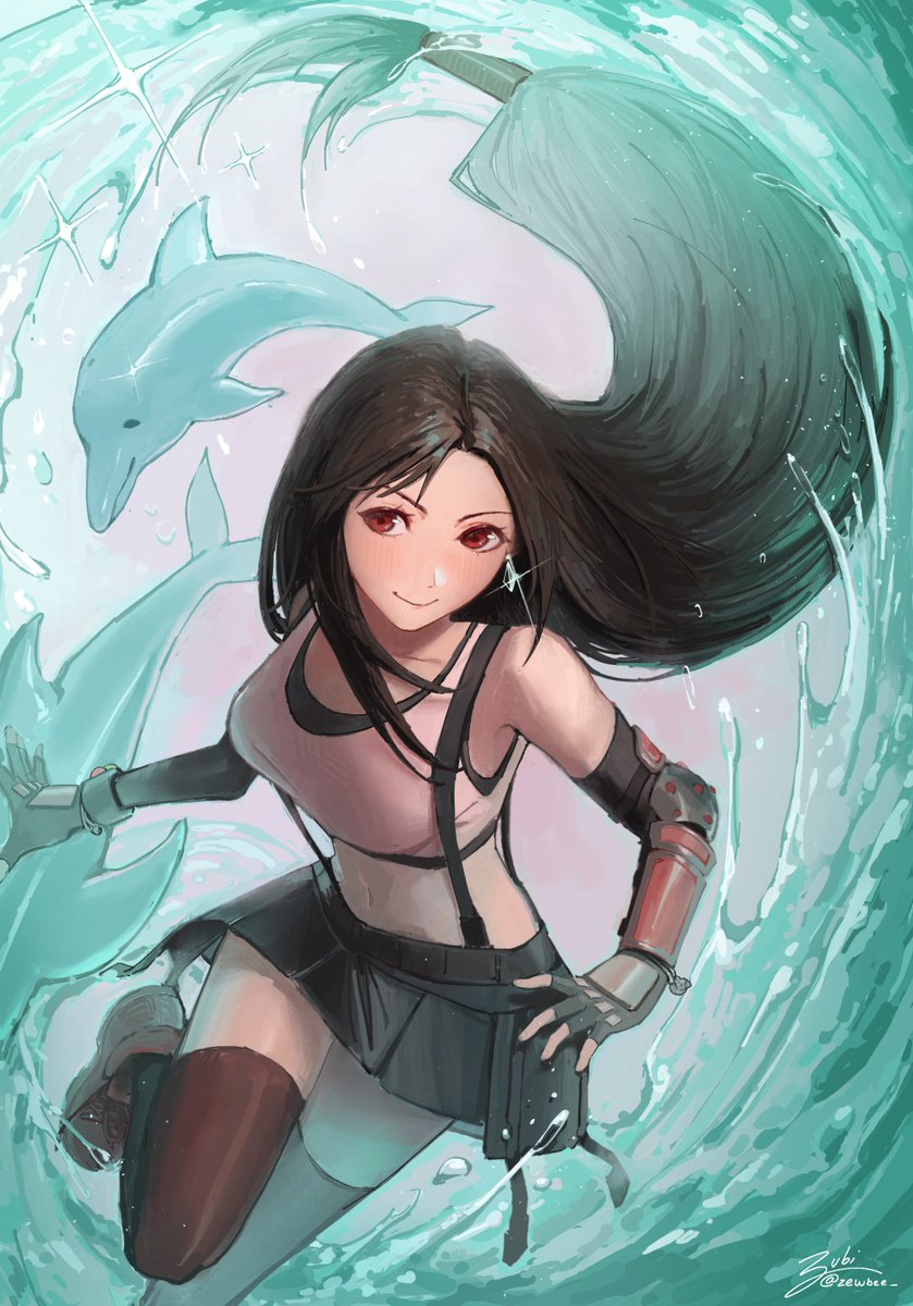 zewbee_'s tweet photo. tifa lockhart again 🐬 https://t.co/XI59ZZbMAd