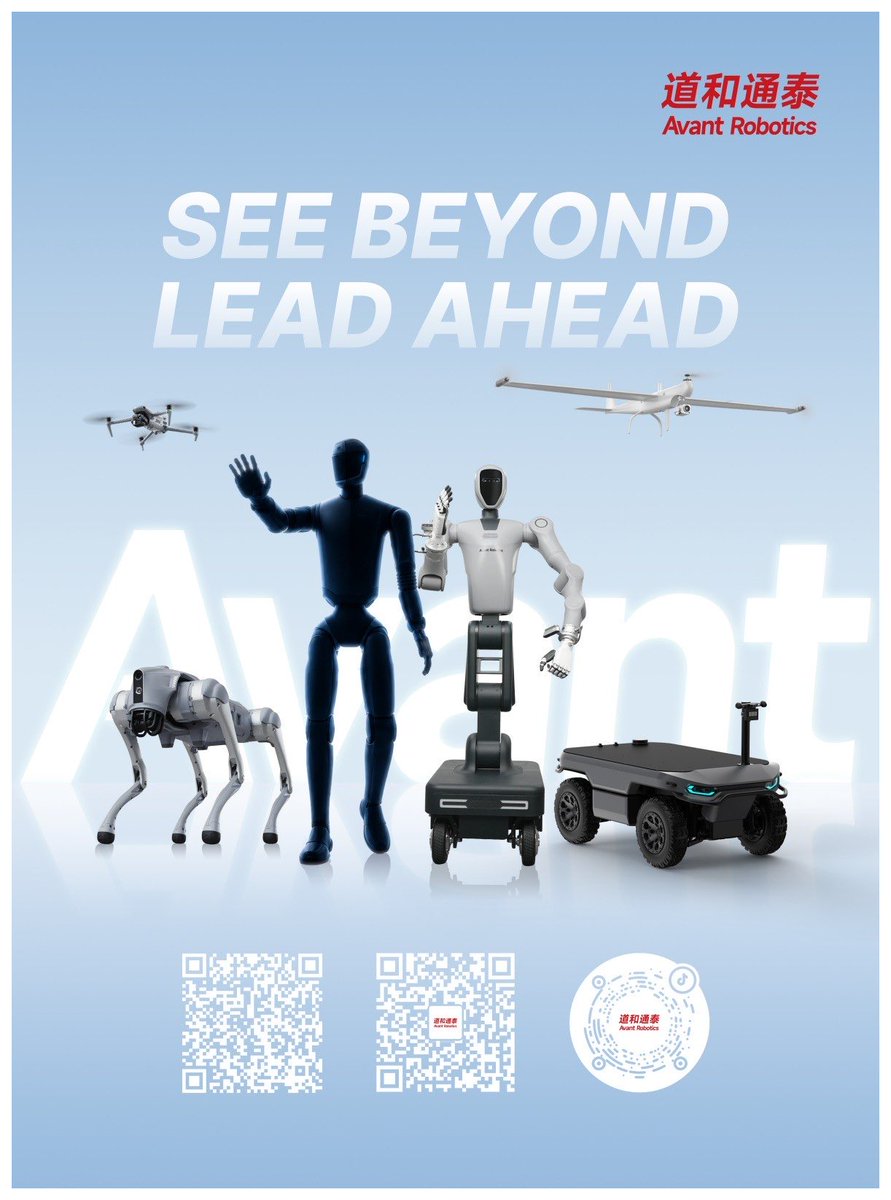 AvantRobotics's tweet photo. 🚀 Avant Robotics is heading to the 2026 Kashgar China–Central &amp; South Asia Commodity Fair.

From August 14–18, we’ll showcase our robotic systems and industry solutions for safer, smarter and more efficient inspection.

📍 Kashgar, Xinjiang

#Robotics #AvantRobotics https://t.co/dRDzkkCUCf