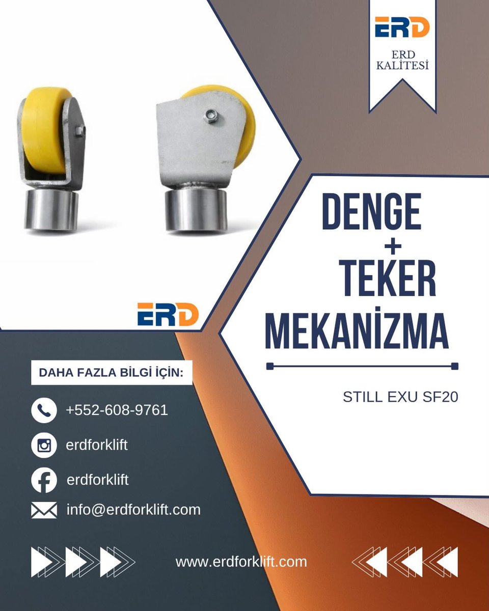 ERDFORKLIFT's tweet photo. DENGE TEKER + MEKANİZMA / STILL EXU SF20 şimdi stokta! 🟠🔵

Yükünüzü hafifleten parça çözümleri 🛠️ #erd #erdforklift #forkliftyedekparça #parts #dengetekeri https://t.co/al2XXxlssw