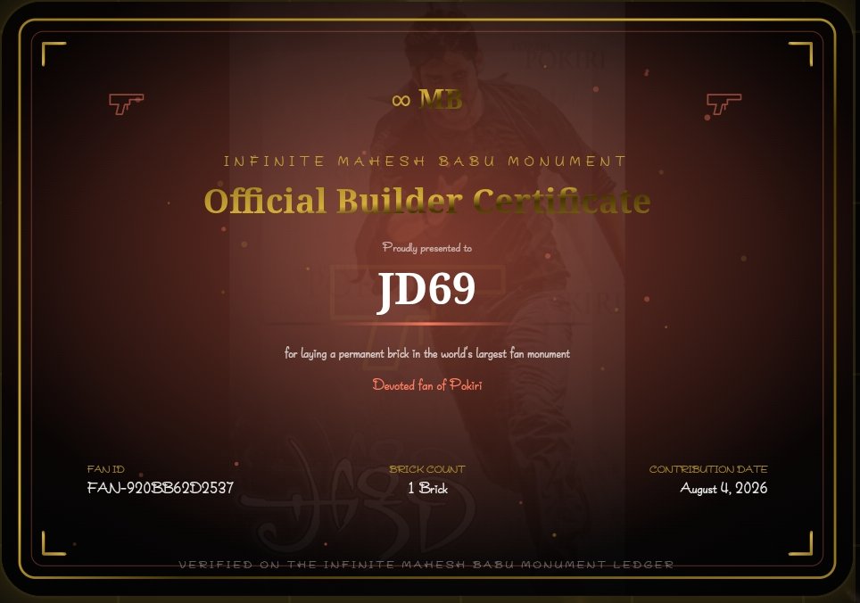 MasterJd69's tweet photo. Jaiiii Babuuuu ❤️🔥
Babuuuuu Certificated Icharu🦁
#MonumentForSSMB
#CelebrateSSMB
#MaheshBabu #Dookudu https://t.co/AsuzzoV0Bx