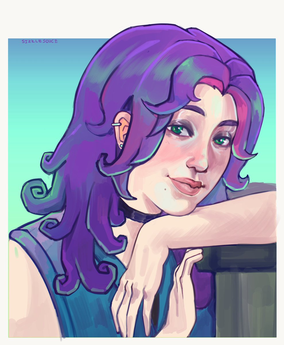 sizzleasle's tweet photo. Abigail from #stardewvalley https://t.co/IEAxgpHUBZ