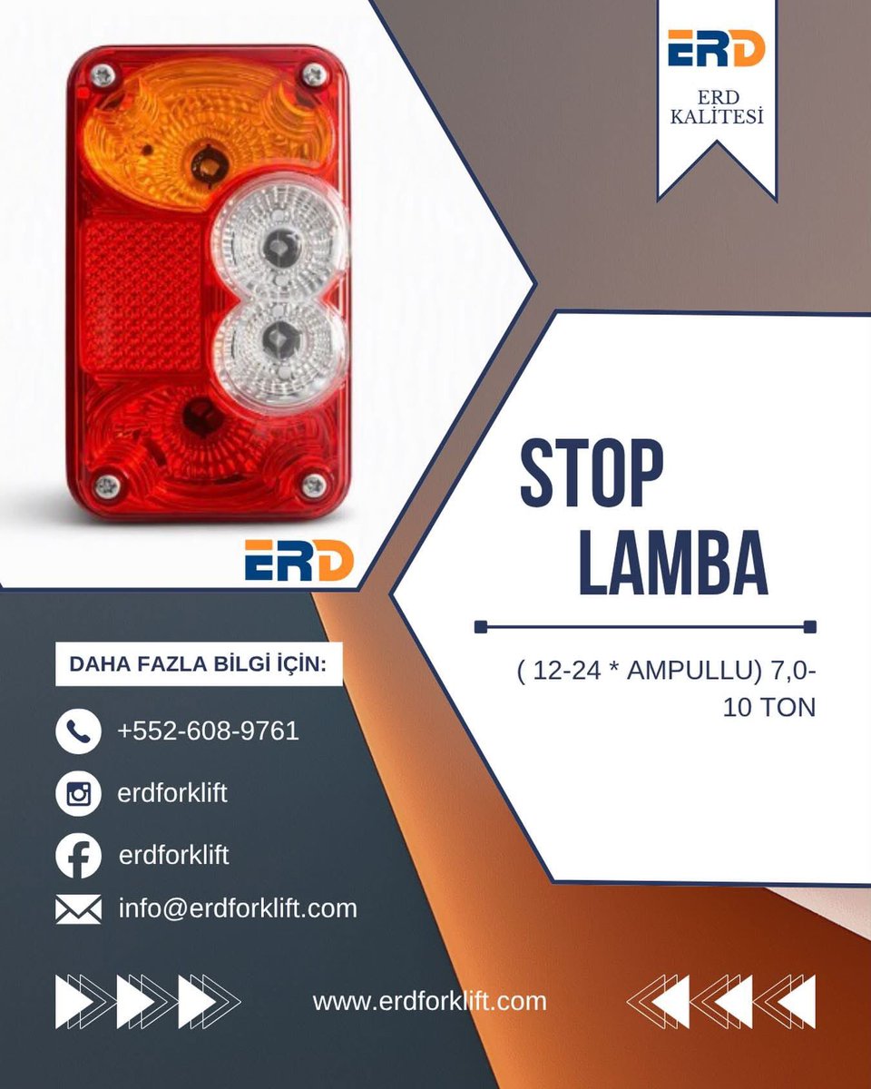 ERDFORKLIFT's tweet photo. STOP LAMBA ( 12-24 * AMPULLU) 7,0-10 TON şimdi stokta! 🟠🔵

Yükünüzü hafifleten parça çözümleri 🛠️ #erd #erdforklift #forkliftyedekparça #parts #stoplamba https://t.co/knpv0UuTQW