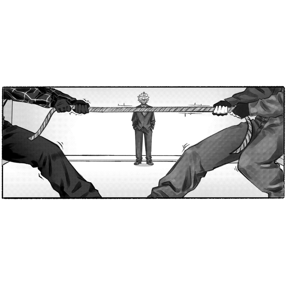 inedenable's tweet photo. The rope problem #decaverse https://t.co/nfId7eEcbg
