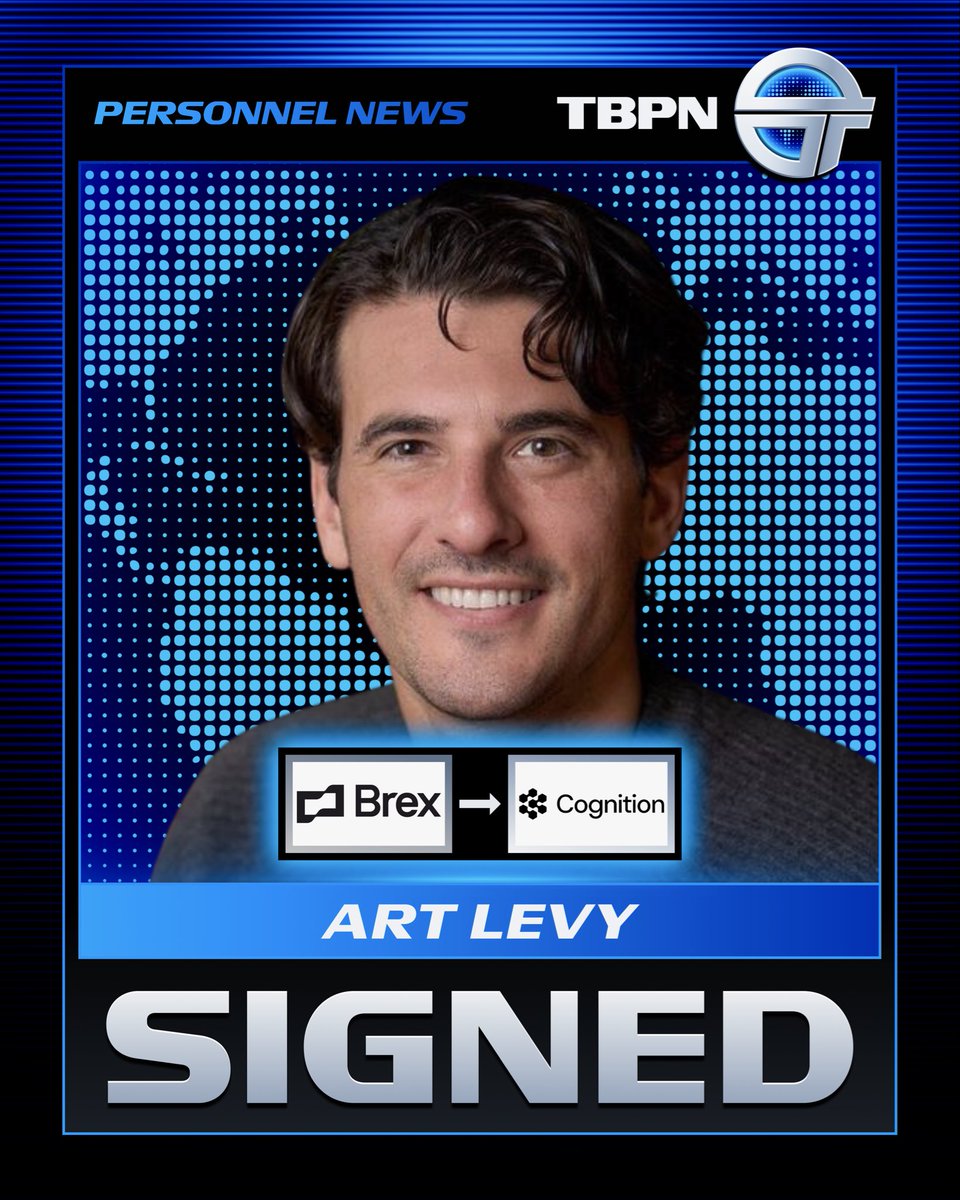 BREAKING: @​artlevy is joining @​cognition as VP of Global Partnerships 
 [📷](https://pbs.twimg.com/media/HO5LSBobIAA_XFX.jpg)