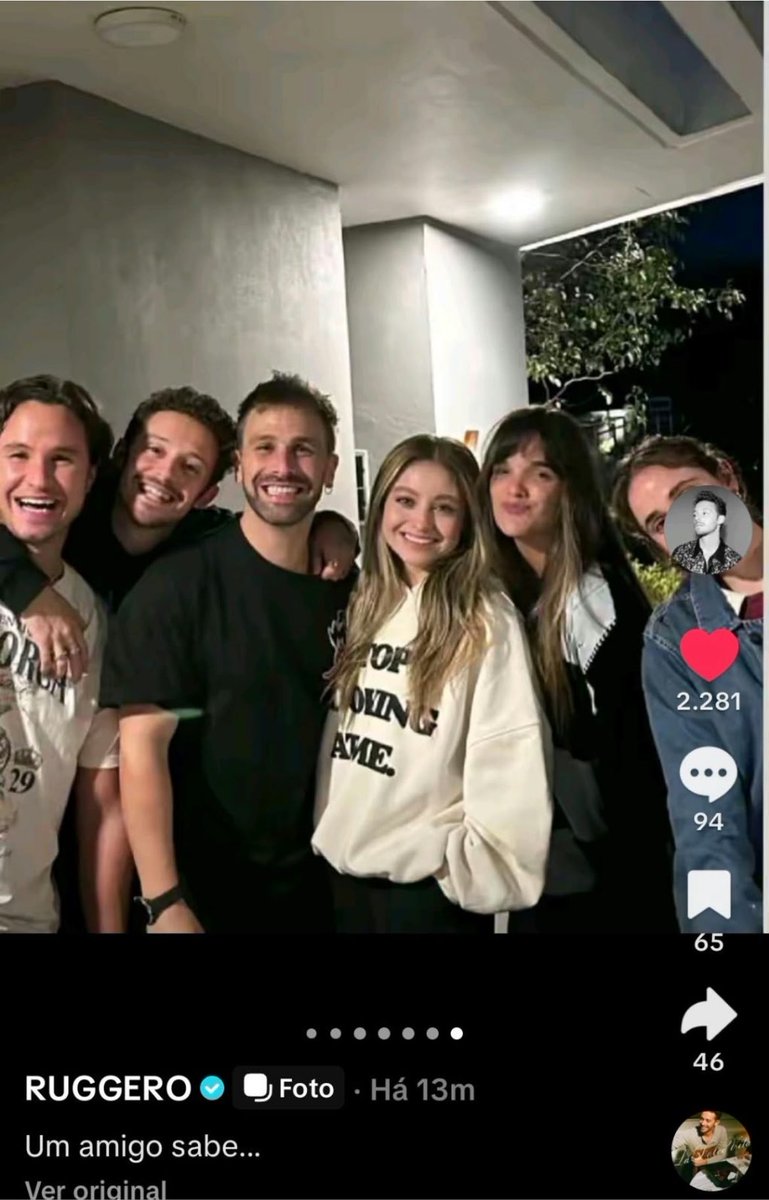 acervosoyluna's tweet photo. 🚨 Ruggero acaba de compartilhar uma foto com o elenco de Soy Luna em seu Tik Tok! 😭 https://t.co/k3CYSNDnLT