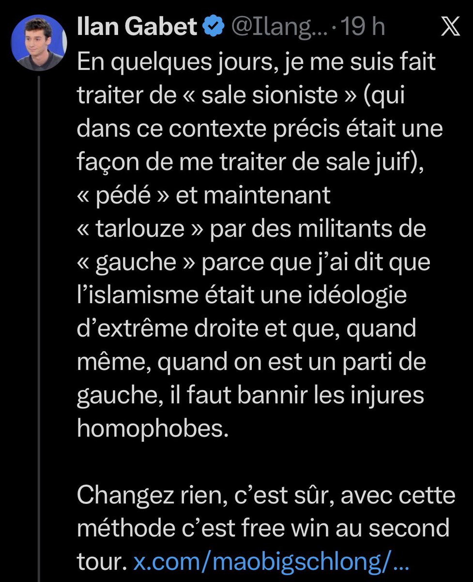 EddySardou's tweet photo. A deux doigts de comprendre que LFI n’est pas un parti de gauche… Il comprend vite mais il faut lui expliquer longtemps. https://t.co/A3zz2HNZfC