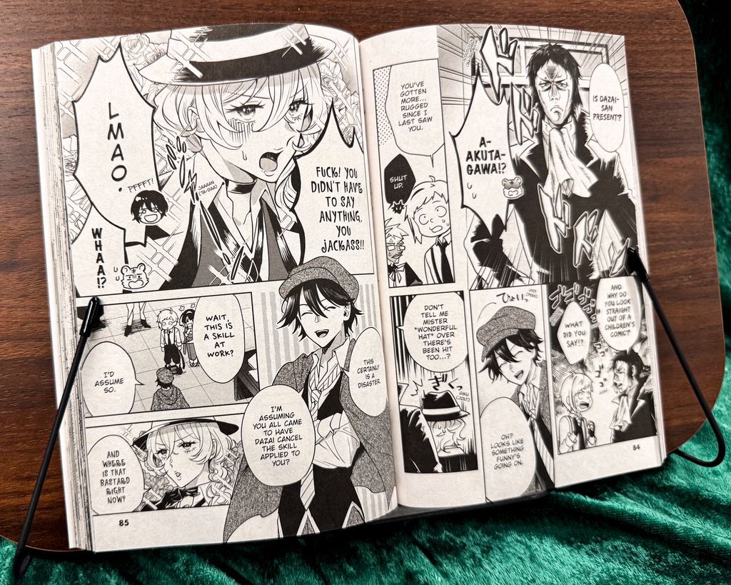 Kaysa21's tweet photo. You don’t understand how much I need this xD 70’s style shoujo Chuuya gave me 10 more years of life. 
I even drew him (with his matching Dazai). I hope I can get a copy of this book! https://t.co/ziz8aIPUvm