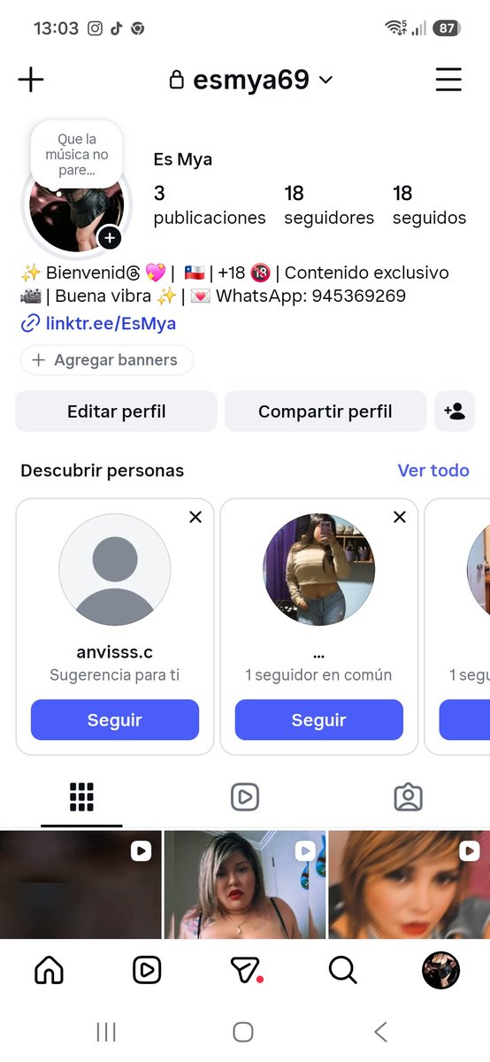 Myavideos69's tweet photo. ✨ ¿Ya me encontraste? 😏🔥

Ven a conocer mi lado más divertido y coqueto... 💖😉 Te espero en Instagram 👉 @esmya69 📸💞

¿Te atreves a seguirme? 😘✨🔥💕 https://t.co/E7lDx7PWbE