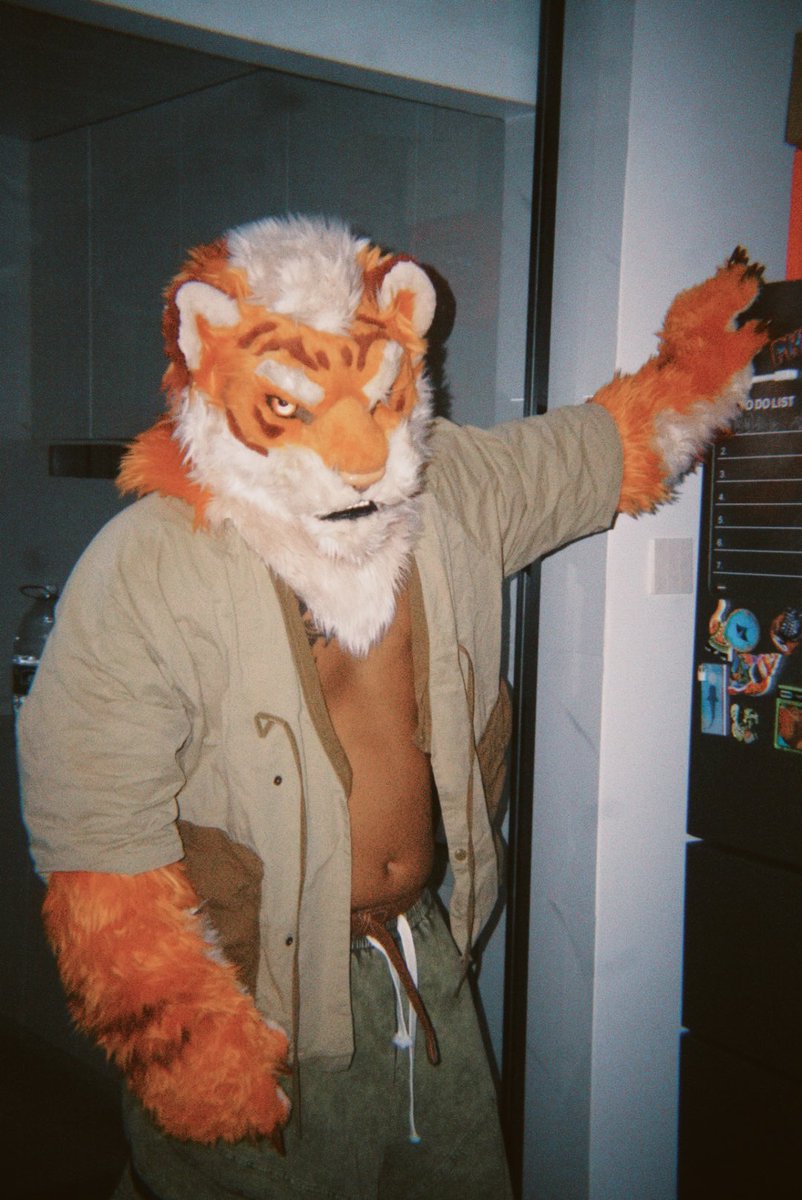 TigerHRMS's tweet photo. 虎虎有个好主意 #furry #fursuit https://t.co/CDPyZ6PA0l