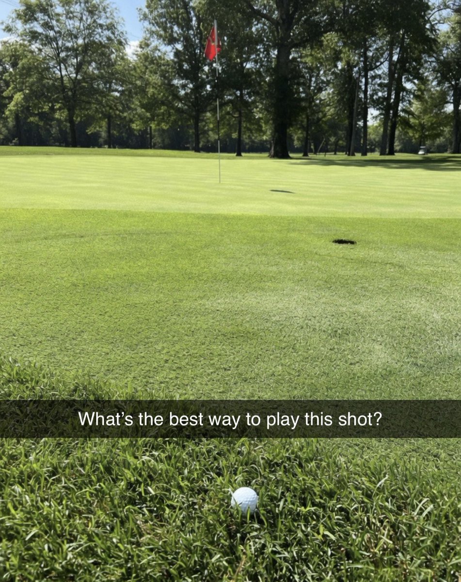 NUCLRGOLF's tweet photo. How are you playing this shot? 🏌️ https://t.co/MkoC5293Gx