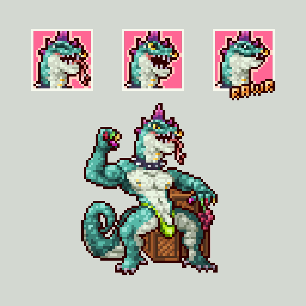ThornyHex's tweet photo. Modo is Icon 🦎💪🏻 https://t.co/n73dPUG4Gd