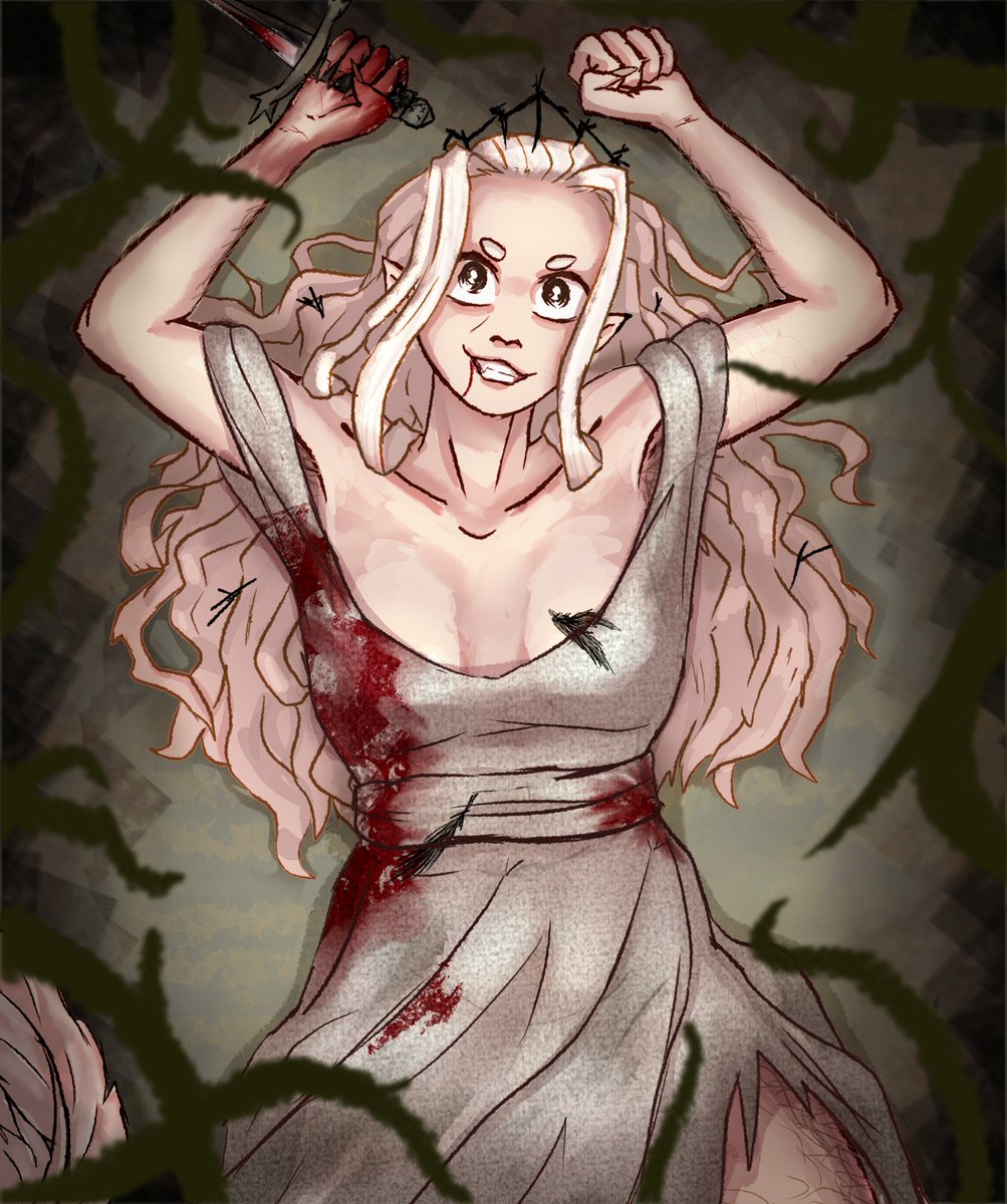 Aavemaito's tweet photo. Witch / Thorn

I couldn't decide which I liked more so I made a variant for both https://t.co/g1X6tMSkyq