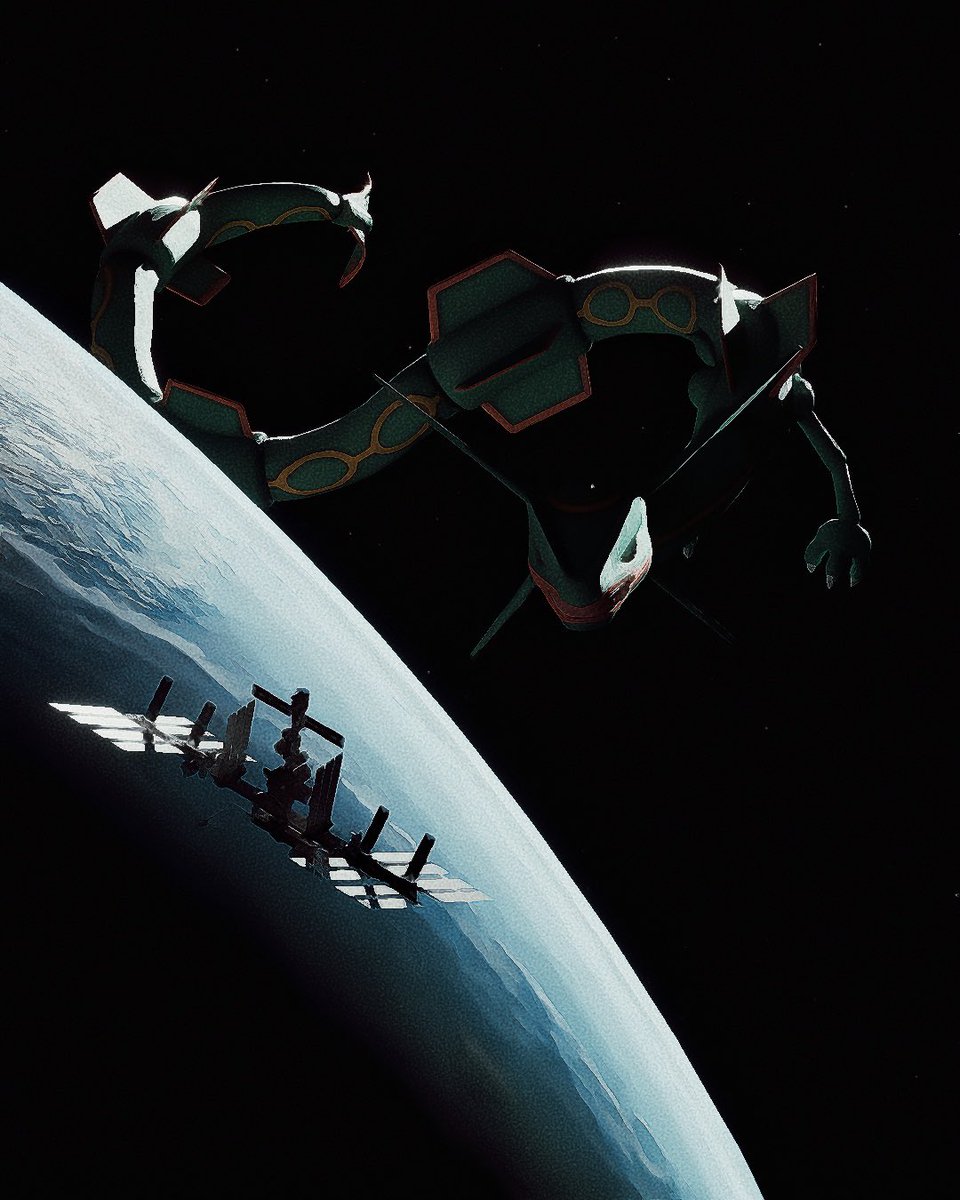 FifteenPokeyen's tweet photo. Rayquaza day https://t.co/RjnfWJFjgV