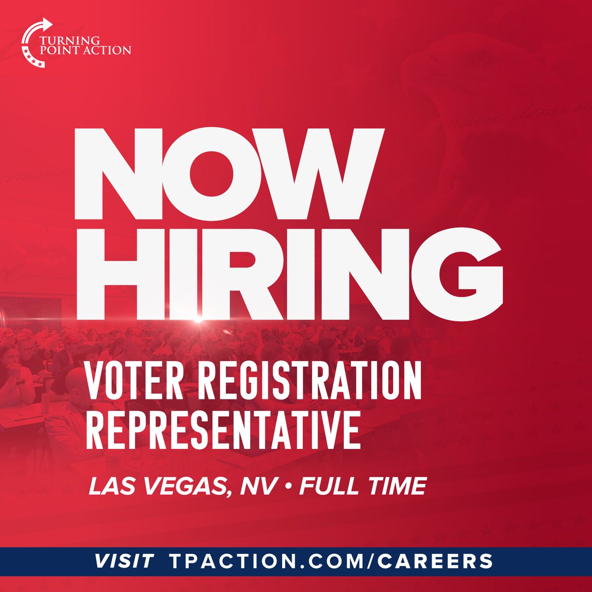 AlyssaGoncales's tweet photo. We are hiring!! 

I’m looking for two voter registration representatives for AZ and Nevada! 

This is a fun new opportunity to join the best team in America! 

Apply at https://t.co/D95hoBocfu under the Field program! https://t.co/rnEPmRkoQj