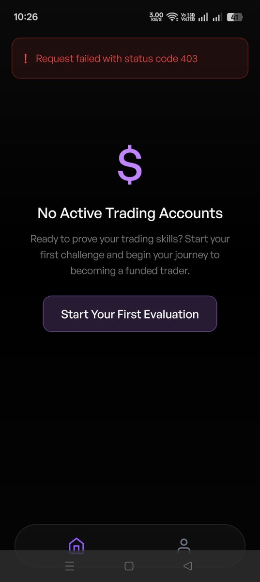 klgtrader's tweet photo. @thefundedroom Why my account banned not done any trades it's instant account @thefundedroom https://t.co/Fz4c3ZjtIv