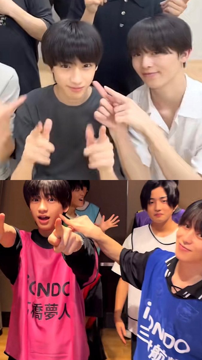 yorui_iii's tweet photo. ほっぺをつつくのが大好きな隊長様💙と
いつもほっぺをつつかれてる可愛いピンク担当🩷 https://t.co/oxE8CvJPf8