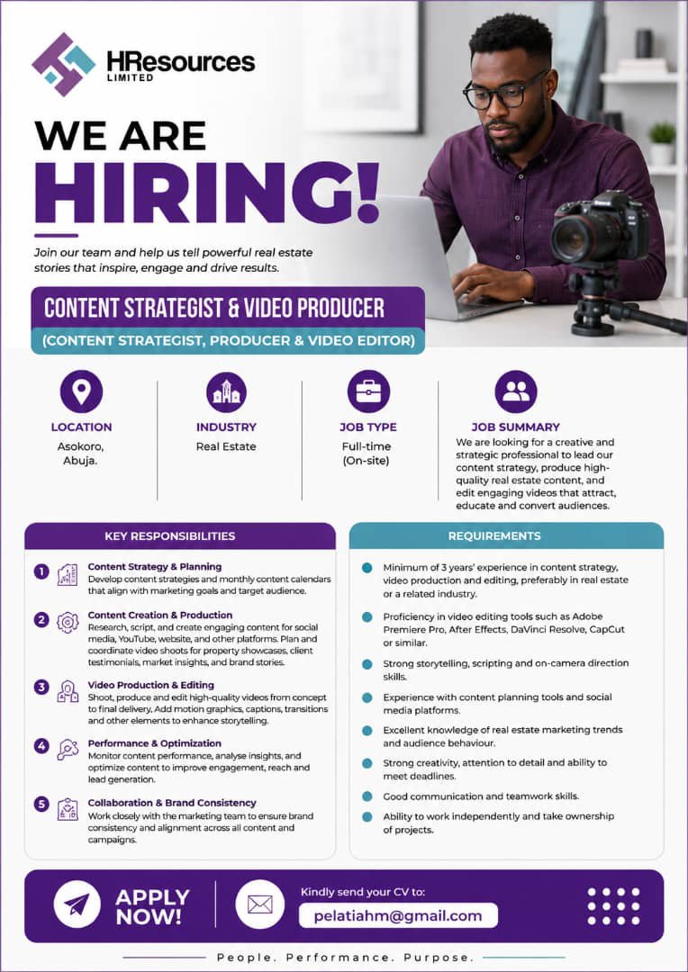 Babaneeofficial's tweet photo. Suitable Candidate should apply below https://t.co/0HYtqXk7R0