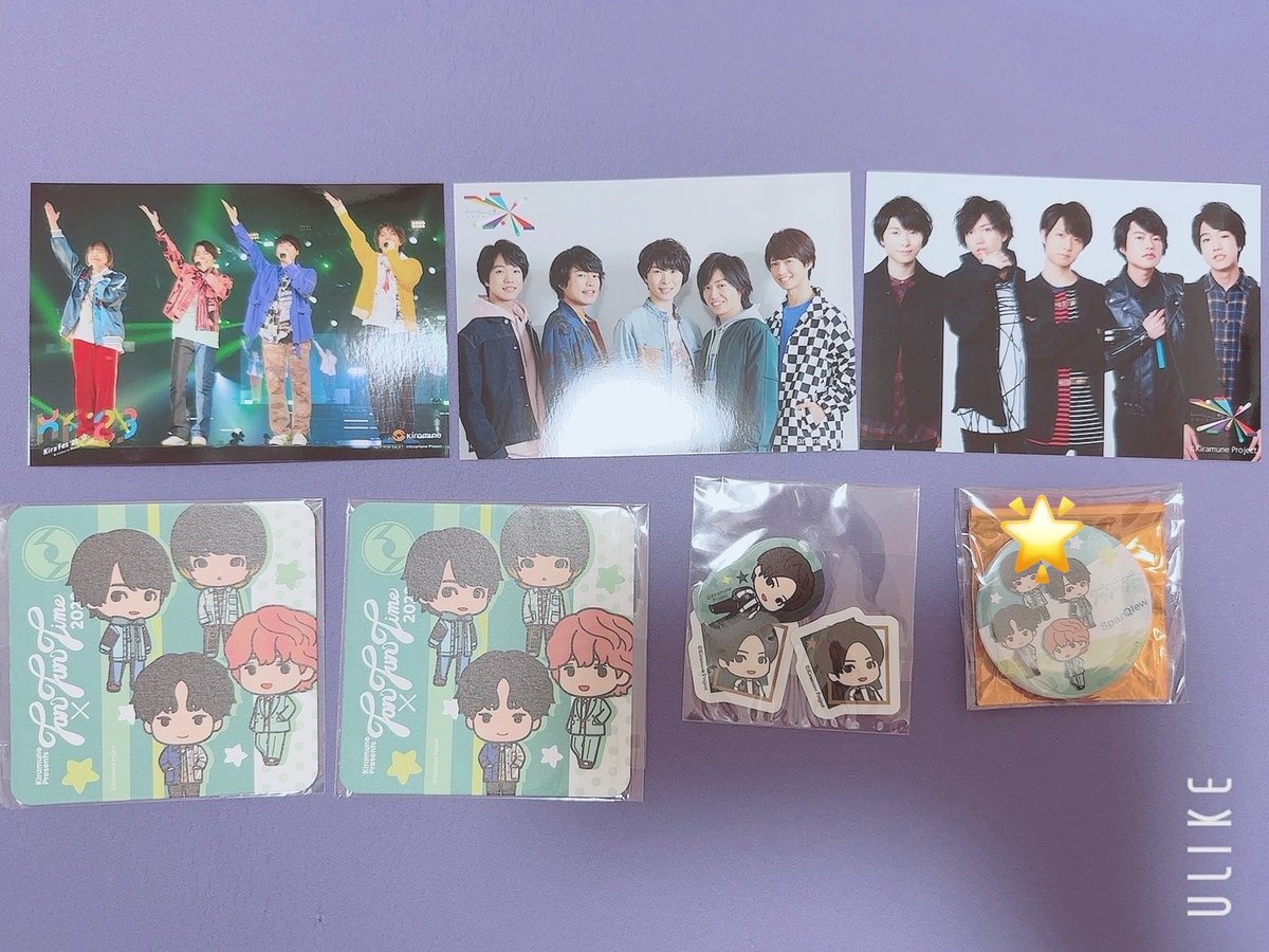 Rei_DGS_Coshi_'s tweet photo. 【譲渡】
kiramune 過去グッズ

譲)保住、SparQlew(敬称略)
　  
求)画像一枚目+送料

郵送・銀行振込
🌟はホロ
グッズ整理の為、お譲り先を探しております。お求めのものがございましたら、お気軽にお声掛けください。 https://t.co/BwvnyZzlG4