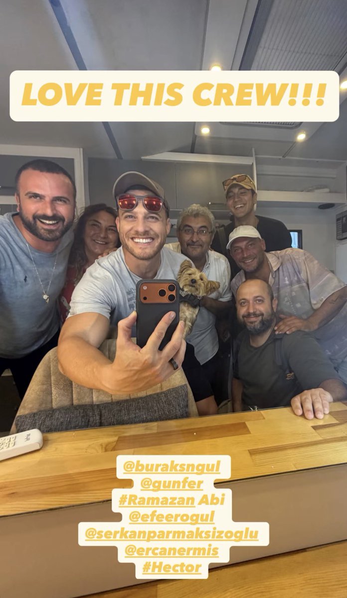 live__for_music's tweet photo. Kerem &amp; Hector with Kerem’s team on the set of the latest Turkcell commercial shoot 🥰
#KeremBürsin https://t.co/GAGgrazuJ4