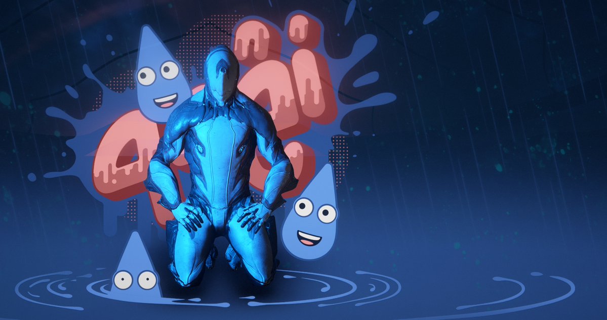 moitoi's tweet photo. new warframe drippy ui theme coming august 12 💧

but that's not all for drippy... https://t.co/CRwkOhtq7X