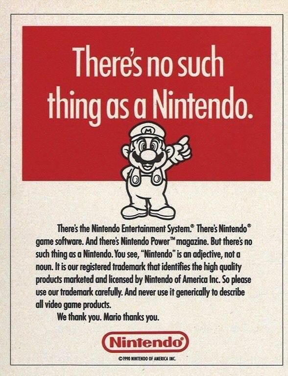 VideoGameHstry's tweet photo. There's no such thing as a Nintendo https://t.co/f6QSuWk3BK