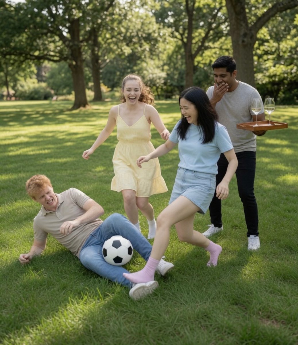 MarkoHein2's tweet photo. interracial couples enjoy their time in the park while playing football and dominating the men by kicking balls to their balls and let them sniff the dirty socks https://t.co/0I0U9tNLbu