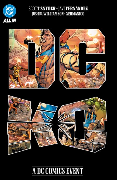 Williamson_Josh's tweet photo. Today is release day for the DC K.O. collected editions from me, @Ssnyder1835, Javi Fernandez &amp; @Xermanico!

Get your hands on the paperback or hardcover edition of this cosmic brawl for the ages at your comic book store ASAP. https://t.co/tmeRXNFpSE