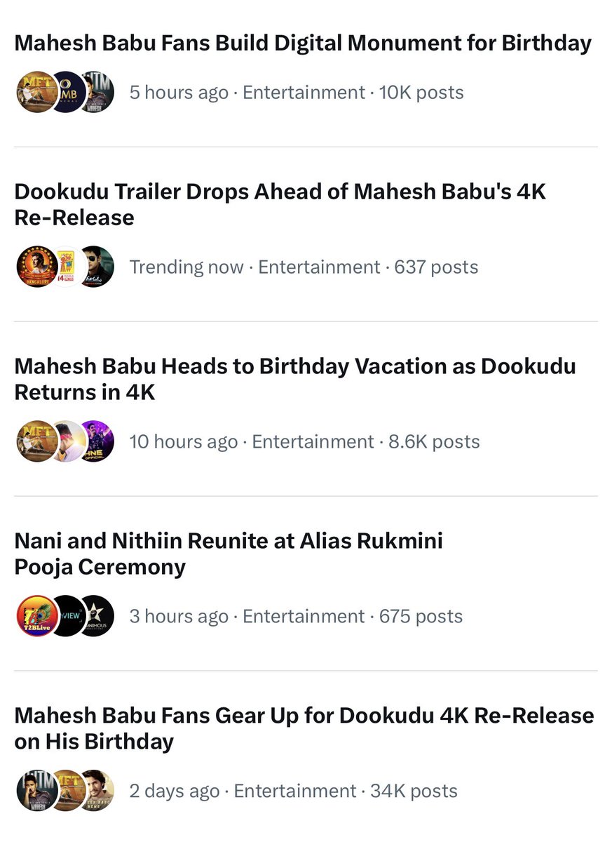 _VardhanDHFM_'s tweet photo. ‘Board Game’, ‘Rama Pyramid’, ‘Dookudu’, ‘Mahesh Babu Monument’… trending topics today 📈
#MaheshBabu | #MonumentForSSMB https://t.co/rYH95X2IWc